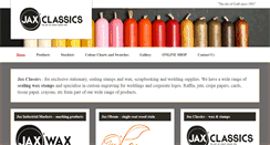Desktop Screenshot of jaxwax.co.za